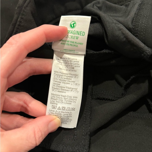 J. Crew Black Work Pants - full length Ruby size 2 - Picture 7 of 7